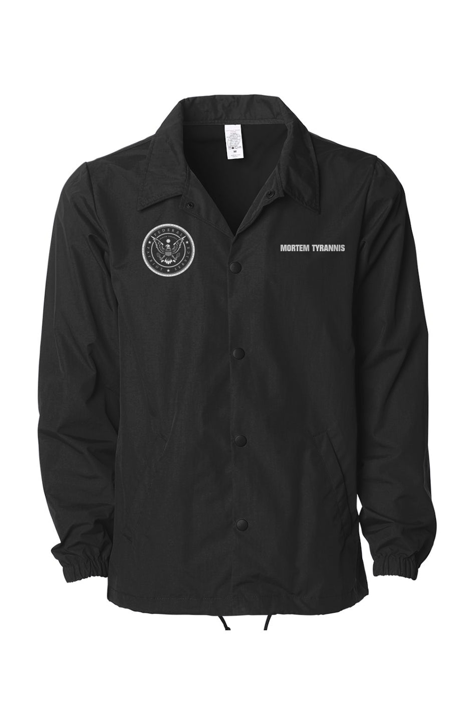 FPS Black On Black Coaches Jacket