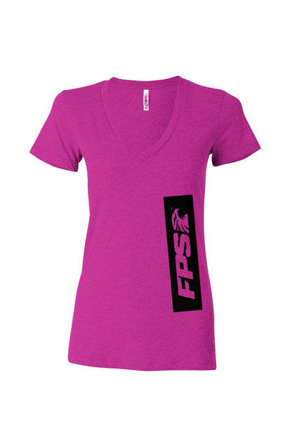 FPS Women’s Triblend Deep V-Neck Tee